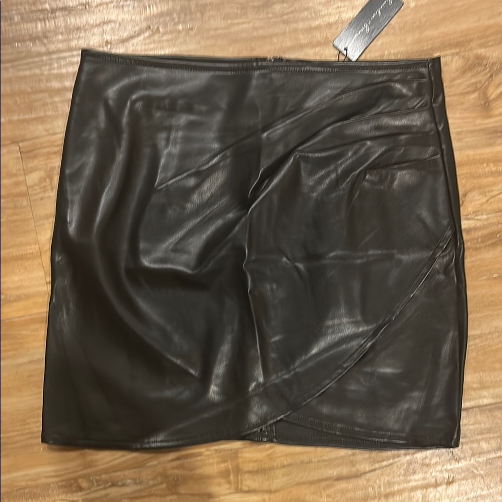 Black Leather Skirt